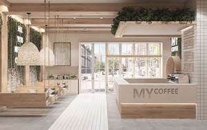 Meja Meja Meja Desain Vintage Mebel Kedai Kopi Kayu Kustom - Product Image 4