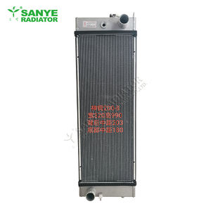 Radiatore a piastre in alluminio <span class=keywords><strong>Kobel</strong></span>--co SANYE 200-8 per serbatoio acqua, lunga durata, connessione flangiata/filettata, per motore escavatore, 6 mesi di garanzia - Product Image 3