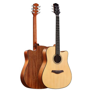 جيتار كلاسيكي أصلي من تيرينس G20 للمبتدئين، بتصميم أنيق ومحمول، مصنوع من خشب القيقب من الخلف والجوانب، مع لوحة علوية من خشب الأبنوس، مخصص للأولاد. - Product Image 1