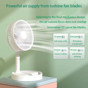 Hot Selling in Africa USB Rechargeable 7200mAh Battery Foldable Fan Portable Cooler Air Circulation Folding We Have Ce - Product Image 2