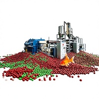 Ligne de production entièrement automatique d'aliments pour animaux de compagnie, machine d'extrusion d'aliments pour chiens et chats, emballage en acier inoxydable de qualité alimentaire, 100-150 kg/h