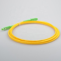Cable de Conexión de Fibra Óptica Monomodo Simplex SC/APC FTTH G652D de Baja Pérdida de Inserción para Telecomunicaciones y Centros de Datos