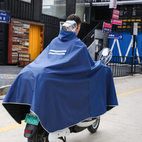 Manteau de pluie bleu à capuche, collection 100% de haute qualité, imperméable, pour adultes, véhicule électrique, poncho