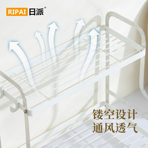 ชั้นวางของสแตนเลสแบบตั้งโต๊ะพร้อมที่จับสำหรับเครื่องปรุงในครัว - Product Image 5