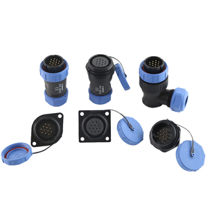 Cổng kết nối chống nước IP68 Weipu nhựa thẳng góc, đầu đực cái tùy chỉnh, loại SP11 SP13 SP17 SP21 SP29 - Product Image 6