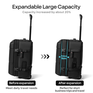 <span class=keywords><strong>Sac</strong></span> à dos trolley facile à transporter, approuvé pour l'<span class=keywords><strong>avion</strong></span>, <span class=keywords><strong>sac</strong></span> de voyage pour ordinateur portable gain de place, <span class=keywords><strong>sac</strong></span> à dos de compression <span class=keywords><strong>sous</strong></span> <span class=keywords><strong>vide</strong></span> 2-en-1 à double usage - Product Image 2
