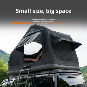 Tente de toit gonflable - Quatre saisons, 3000 mm+, imperméable, pliable, pour SUV, <span class=keywords><strong>camping</strong></span> tout-terrain et excursions en voiture - Product Image 4