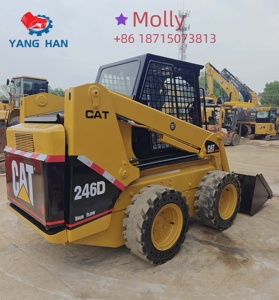 Sử dụng phía trước <span class=keywords><strong>loader</strong></span> Nhật bản gốc giá rẻ giá Sâu Bướm 246d <span class=keywords><strong>Mini</strong></span> Skid chỉ đạo Bộ nạp - Product Image 4