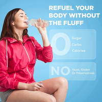 Natuurlijk fruit smaak instant hydratatie elektrolytenpoeder rehydratatiemix energieboost workout herstel sport fitness supplement