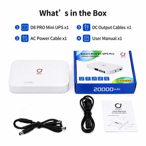 OLAX 20000mah Batería de Litio CE Fuente de Alimentación de Respaldo DC Mini UPS Inteligente para Router Wifi Seguridad / Monitoreo - Product Image 6