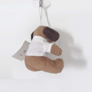 Fabricante OEM ODM de Juguetes de Peluche Personalizados de Perros Adorables para Regalos de Recuerdo, Mini Llaveros de Peluche de Perro <span class=keywords><strong>Sharpei</strong></span> - Product Image 3