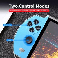 Dernier Cri Rétro Classique X7 Plus Console de Jeu Portable sans Fil 2.4G avec Écran 5 Pouces, Stick de Jeu Vidéo 4K Intégré, Cadeau Parfait, Wi-Fi