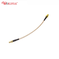Kabel Perakitan SMA Female ke TS9 RG316D Jumper RF Fleksibel untuk Modem LTE Antena Router Nirkabel