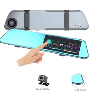 Anran — caméra de tableau de bord 1080P, caméra avec sauvegarde étanche, écran tactile IPS 4.5 pouces, miroir arrière à double objectif, DVR