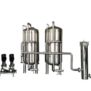 Commercial RO water treatment pretreatment filter multimedia filter tank sand filter for drinking water machine