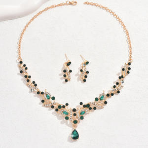 مجموعة مجوهرات كريستال حجر الراين رائع إكسسوارات بالجملة للعرائس وملكات حفلات التخرج عبر أوروبا وأمريكا - Product Image 5