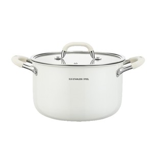 หม้อซุปสแตนเลส 316 ขนาด 5 ลิตร ใช้ได้กับเตาแม่เหล็กไฟฟ้าและเตาแก๊ส - Product Image 3