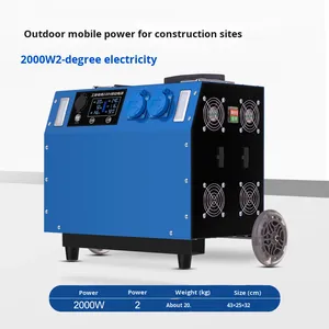 Estación de Energía Portátil de 2000w 3000w 6000w 8000w 5000Wh con Inversor para Suministro de Energía al Aire Libre y Emergencias - Product Image 2
