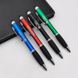 Stylo bille multifonction 3-en-1 personnalisé avec lumière LED pour promotion - Product Image 3