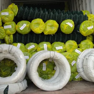 3mm 3.5mm 5mm Wire 75mm Mesh Pvc Green Chain Link Fence Manufacturer Suppliers