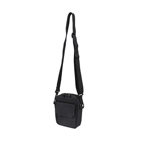 Mens Sacchetto Del Passaporto Portafoglio di Viaggio Collo Del Sacchetto del Messaggero Della Spalla Nero - Product Image 1