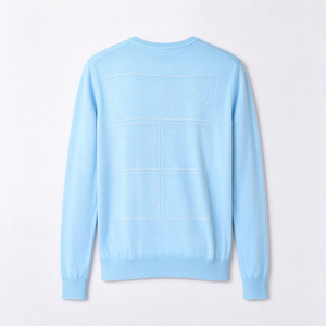 Suéter Personalizado con Logotipo para Hombre, Prenda de Punto Gráfica, Jersey de Cuello en V para Invierno, Suéter Informal de Punto, Top de Punto Personalizado para Hombre - Product Image 4