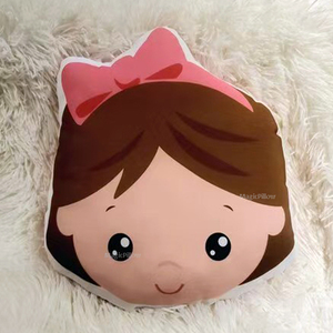 Vendita calda su misura di lino di cotone Anime cuscini a forma speciale per bambini <span class=keywords><strong>stampa</strong></span> digitale floreale trapuntato a strisce durevole - Product Image 1