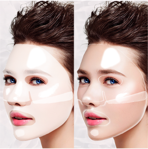 قناع ورق عضوي نباتي مضاد للشيخوخة لتبييض حمض الهيالورونيك مملوء بفيتامين C وخلاصة الحليب لتفتيح البشرة وترطيب البشرة - Product Image 1