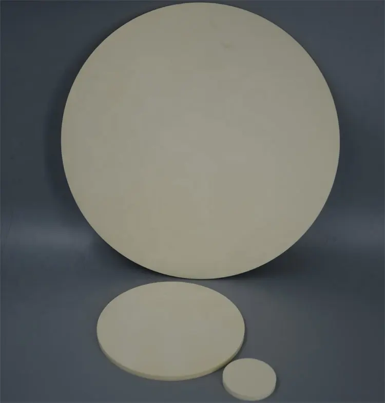 Disco in ceramica di allumina ad alta purezza di forma solida