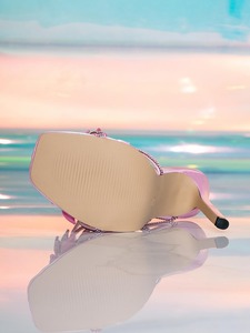 Sandales à talons hauts pour femmes, ornées de strass floraux, avec lanières spirales à la cheville, bout ouvert, décorées de cristaux, pour mariage, bal de promo, soirée - Product Image 6