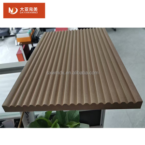 Portes coulissantes modernes en PVC+HDF, écologiques, étanches, pour appartement, hôtel, <span class=keywords><strong>placard</strong></span>, cuisine, salon, cloisons, portes à lattes - Product Image 4
