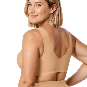Womens Jelly <strong>Bras</strong> No Underwire Seamless Full Coverage Support Lift <strong>Pull</strong> <strong>on</strong> Bralette Comfort Everyday Sports Tshirt <strong>Bra</strong> - Product Image 1