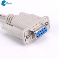 Cable Serial RS232 DB9 de Alta Calidad OEM ODM, Cable de Extensión DB9Pin Macho a Hembra