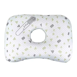 Side Sleeper Ear Pillow with Center Hole Soft Cotton Filled Cushion for Ear Piercing Pain Relief Sleeping Head Support - Product Image 1