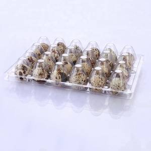 best selling wholesale factory price clear disposable plastic quail egg tray for supermarket