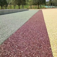 Liant pour galets en polyuréthane à durcissement rapide pour pavés perméables et aménagements paysagers