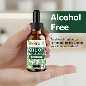 Gouttes liquides d'huile d'origan de qualité industrielle avec supplément alimentaire d'origan pour le soutien des programmes de nettoyage et de détoxification continus - Product Image 5