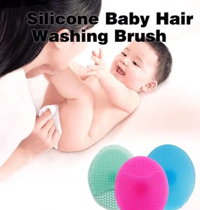 Portable <b>Silicone</b> Face Cleansing Brush Hair Massage Baby Shampoo Bath Brush Beauty Salon <b>Tool</b> - Product Image 4