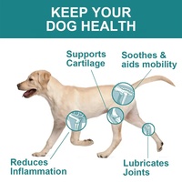 Complément pour les hanches et les articulations des chiens, glucosamine, chondroïtine, MSM, comprimés à mâcher souples, soutien à la mobilité, soulagement de la douleur, oméga 3 et 6, soin articulaire naturel