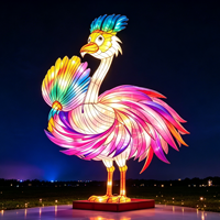 Kreative Outdoor-Cartoon-Tierlaternen Wiederverwendbare Dekorative Beleuchtung für Parks, Bauernhöfe und Gewerbesträuere