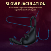 Männer-Masturbationsspielzeug USB-Aufladbar 10 Frequenzen Kabellose Fernbedienung Ejakulations-Verzögerung Starker Schock Klitoris-Masturbator für Männer R
