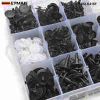 EPMAN Kit de 415 attaches universelles pour véhicules, clips de fixation en nylon et plastique, rivets à pression pour Toyota Honda EPSLK415F