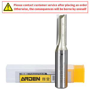 الأكثر مبيعًا أردن <span class=keywords><strong>CNC</strong></span> راوتر بت كربيد حافة مزدوجة مستقيم نهاية مطحنة نقش اللوح الرقائقي القشرة طحن القاطع - Product Image 2