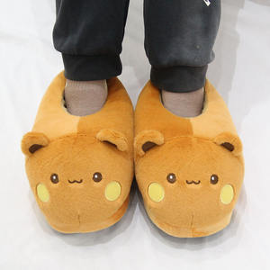 Pantoufles en peluche personnalisées Anime chaussures d'intérieur en coton pantoufles <span class=keywords><strong>Pikachu</strong></span> en peluche de coton épaissies chaudes chaussures de sol - Product Image 2