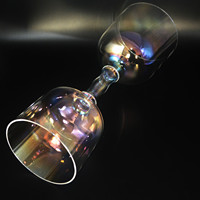 5 " - 9" lumière cosmique cristal chantant Double saint-grêle pour le son de guérison bain cristal chantant bol de grêle