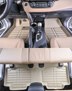 BORNSELLER Tapis de sol de voiture de luxe en cuir 5D sur mesure, couvrant entièrement l'espace, épaisseur 5 mm, écologiques, pour <span class=keywords><strong>Renault</strong></span> 2017-2024 - Product Image 6