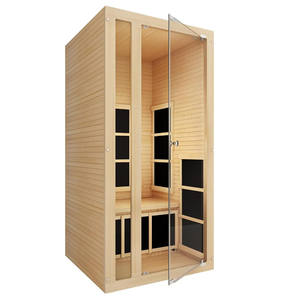 Sauna de infrarrojo lejano EMF bajo para 1 persona de <span class=keywords><strong>madera</strong></span> con cicuta <span class=keywords><strong>canadiense</strong></span> al por mayor - Product Image 5