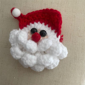 แผ่นปะติดแฟชั่นถักโครเชต์3D สำหรับชายในเทศกาลคริสต์มาส - Product Image 2