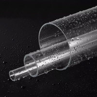 Tube rond transparent en PS personnalisé pour lampes et lanternes, fabriqué en Chine