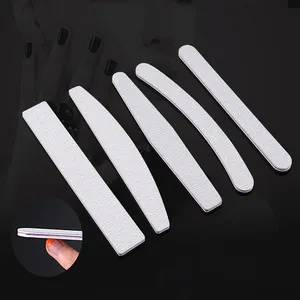 Custom Printed Disposable Nail File Zebra Nail File Gray 100 180 Grit Nail Files